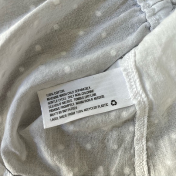 A New Day | White Textured Peplum Blouse - Picture 4 of 6